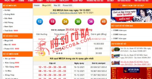 Kết Quả Xổ Số Mega 6/45 Hôm Nay