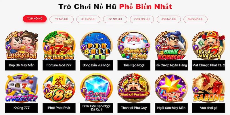 Kho game Nổ Hũ thật ấn tượng của J88