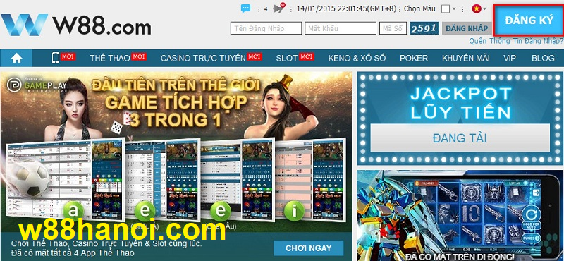 W88- Nhà cái cá cược uy tín