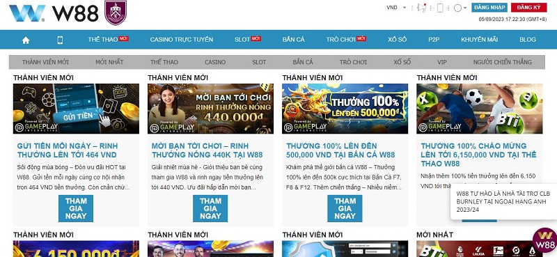 Nội dung các điều kiện, điều khoản khác trong ưu đãi W88 Gate tặng 440K