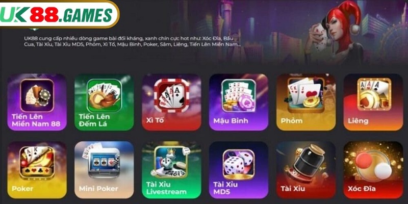 Lý do khiến game bài UK88 luôn được yêu thích