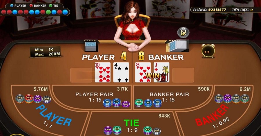 Nội dung thông tin luật chơi Baccarat TDTC cơ bản