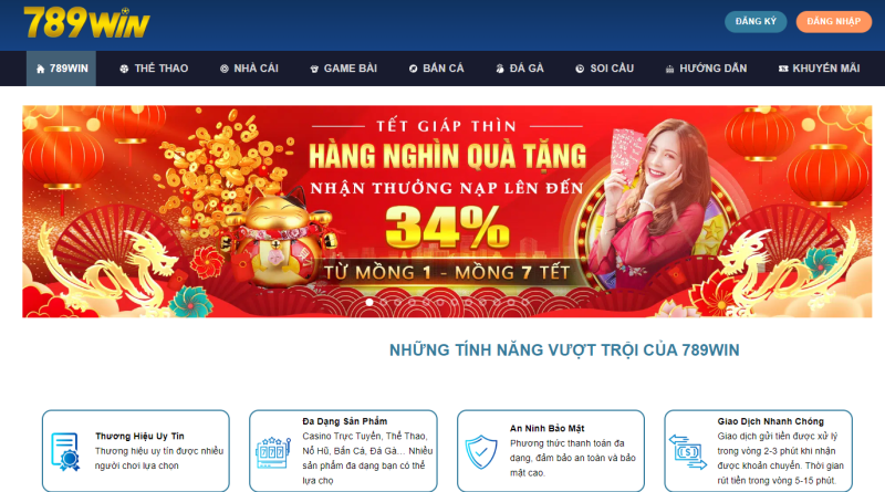 789WIN – Nhà cái cá cược trực tuyến hàng đầu Việt Nam