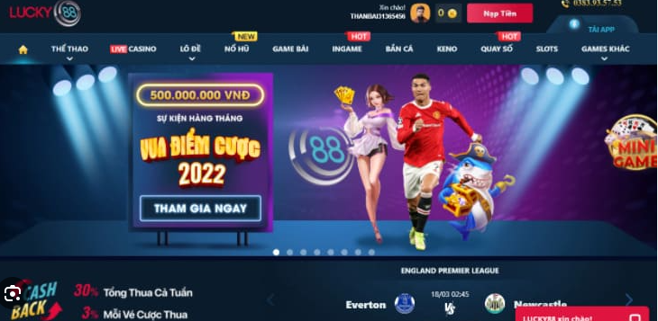 Hướng dẫn đăng ký/đăng nhập tài khoản cá cược Lucky88