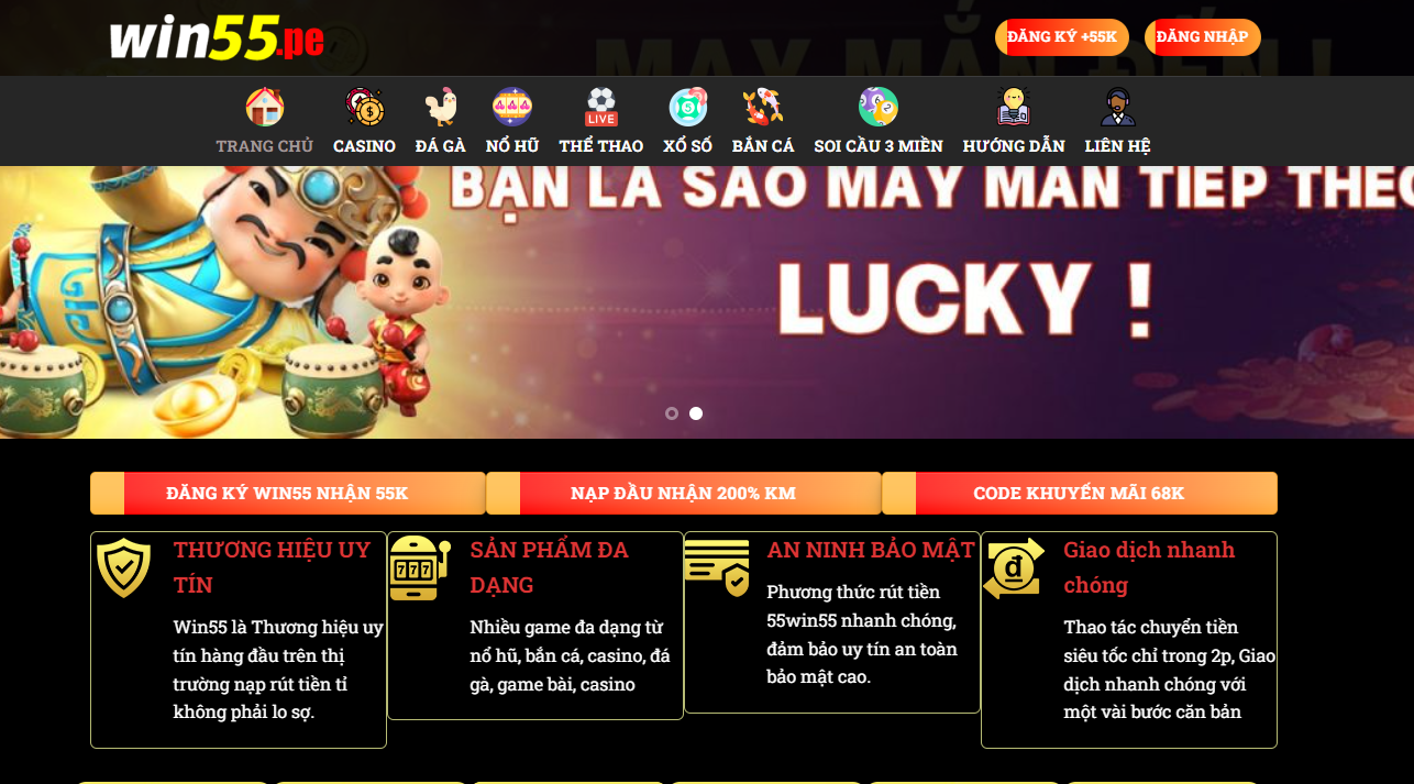 Đôi nét tổng quát về nhà cái uy tín Win55