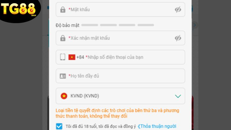 Hướng dẫn đăng ký TG88 nhanh gọn lẹ