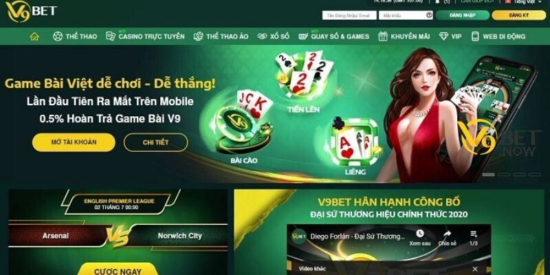 Ưu điểm nổi bật khi tham gia nhà cái V9bet