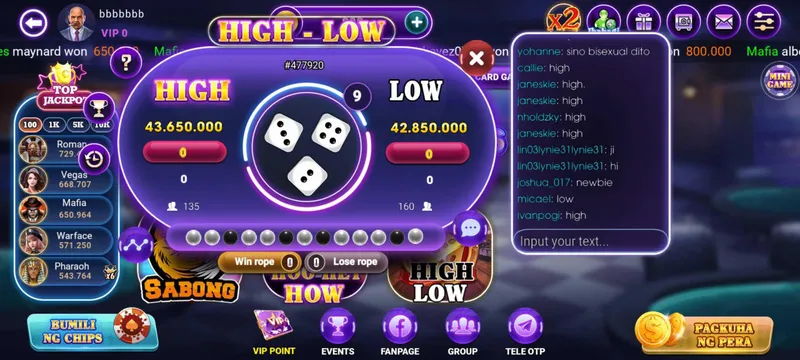 Kho game bài đa dạng hiển thị khi tải Nhatvip, đáp ứng mọi sở thích người chơi.