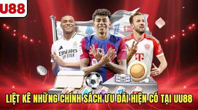 Khuyến mãi UU88 – “Cơn mưa quà tặng” cho mọi người chơi