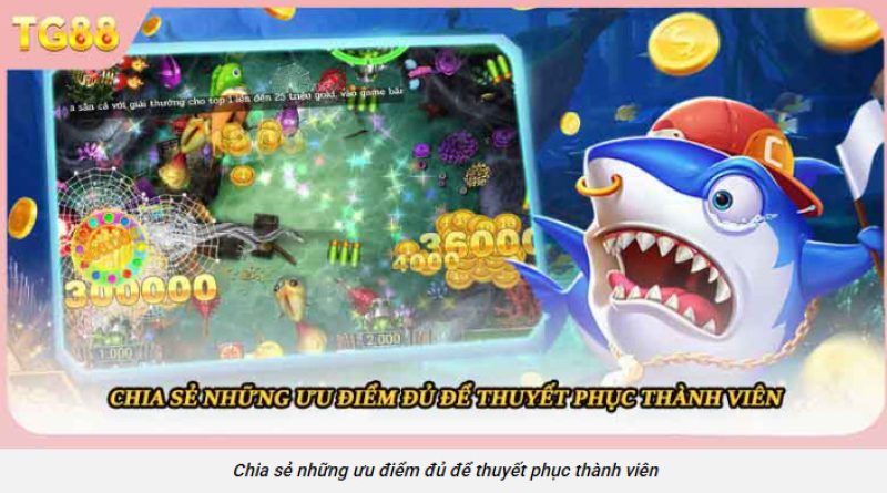 Trải nghiệm săn hũ thưởng cực khủng cùng bắn cá TG88