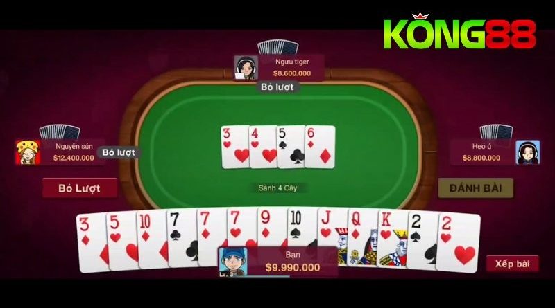 Game Bài KONG88 – Trải nghiệm chơi bài trực tuyến hấp dẫn
